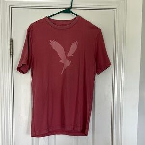Men's American Eagle Red Graphic T-Shirt